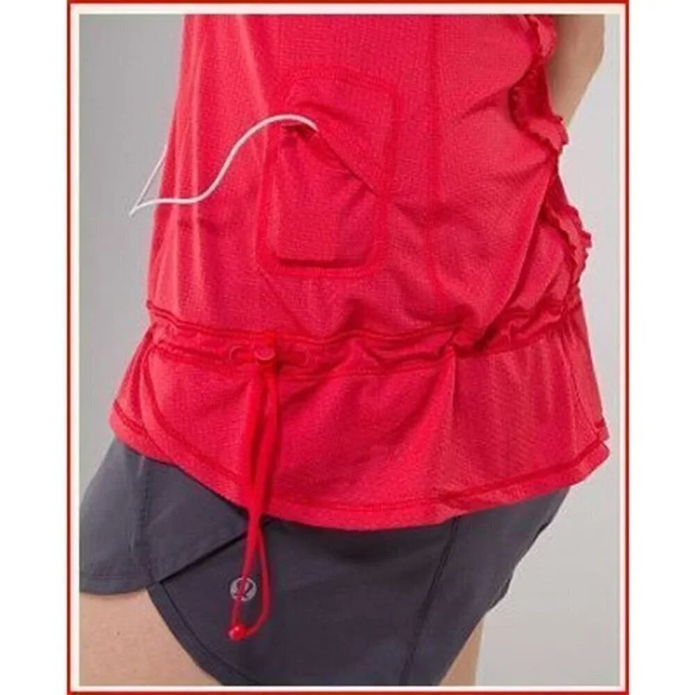 LULULEMON Mind Over Matter Tank 6 Red